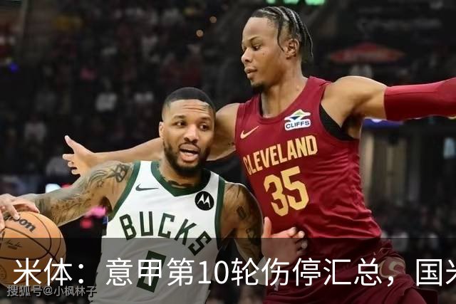 米体：意甲第10轮伤停汇总，国米、尤文、米兰均有多人缺阵