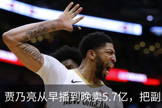 贾乃亮从早播到晚卖5.7亿，把副业干成了主业
