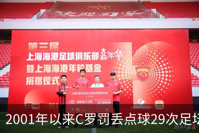 2001年以来C罗罚丢点球29次足坛第一，命中率反而比梅西高出 8%
